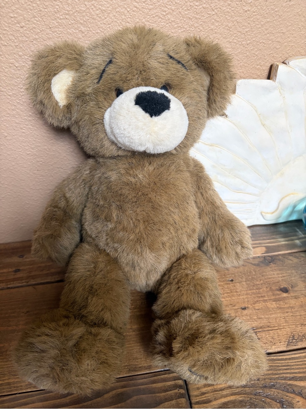 Build a Bear Bearemy Bear 1990’s New Condition Faux Leather Paws!